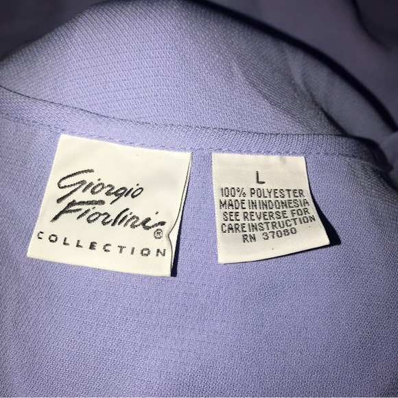 Lavender blouse size large - Picture 4 of 7